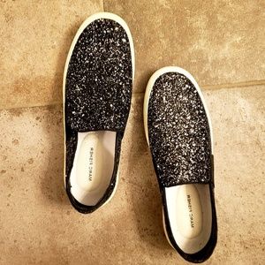 Marc Fisher Glitter Slip Ons